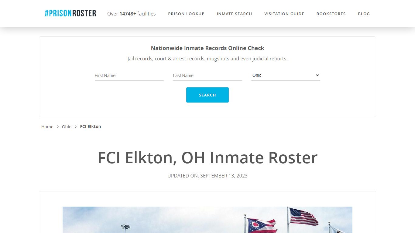 FCI Elkton, OH Inmate Roster - Prisonroster